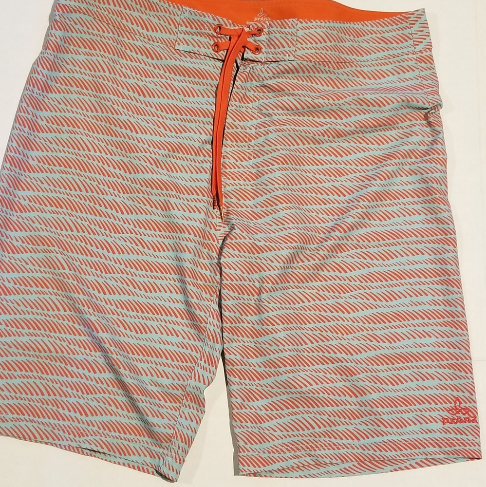 Prana board shorts mens size 36‎ multi colored NWOT